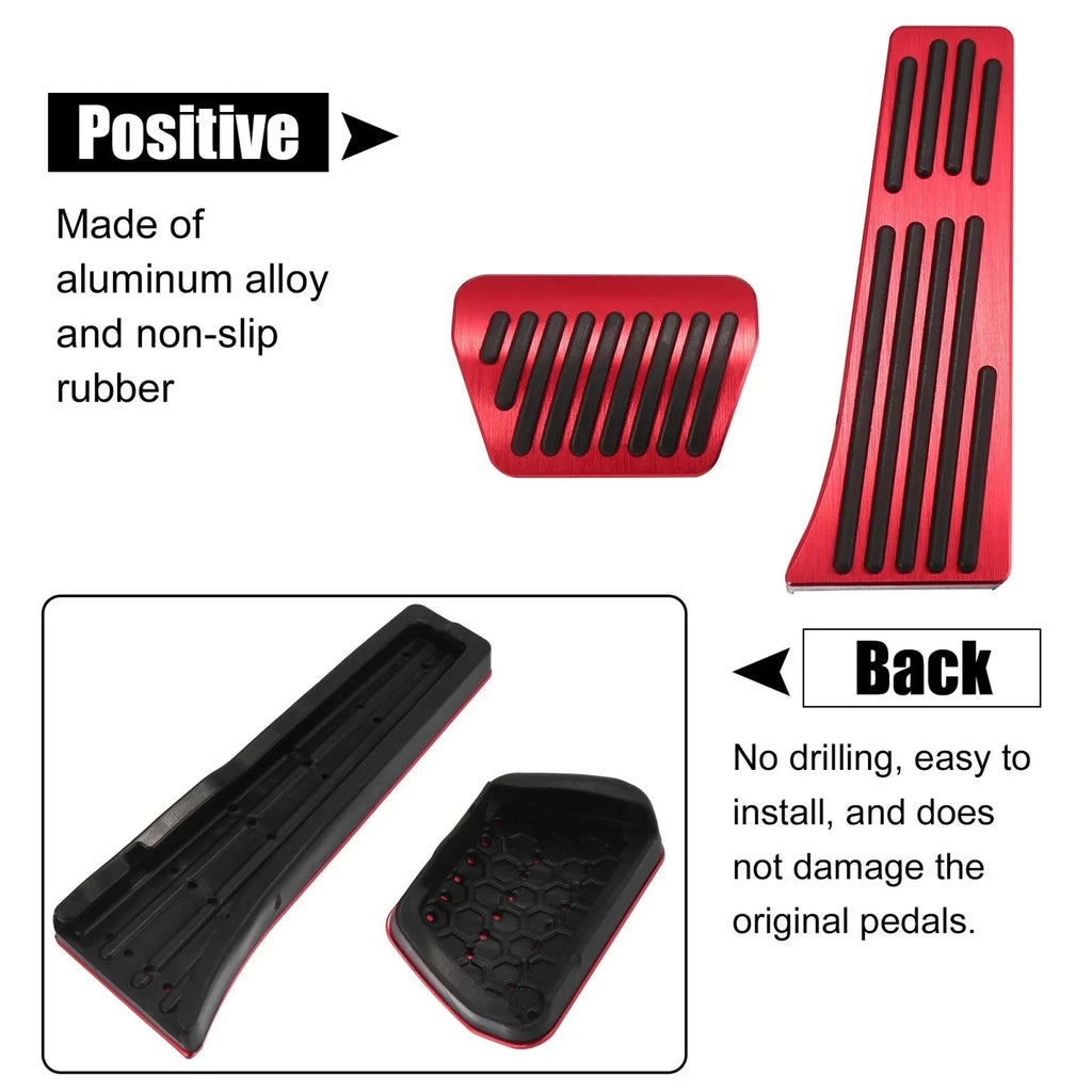 Pedal Covers Pedal Pads Red for BMW X3 X4 X5 X6 X7