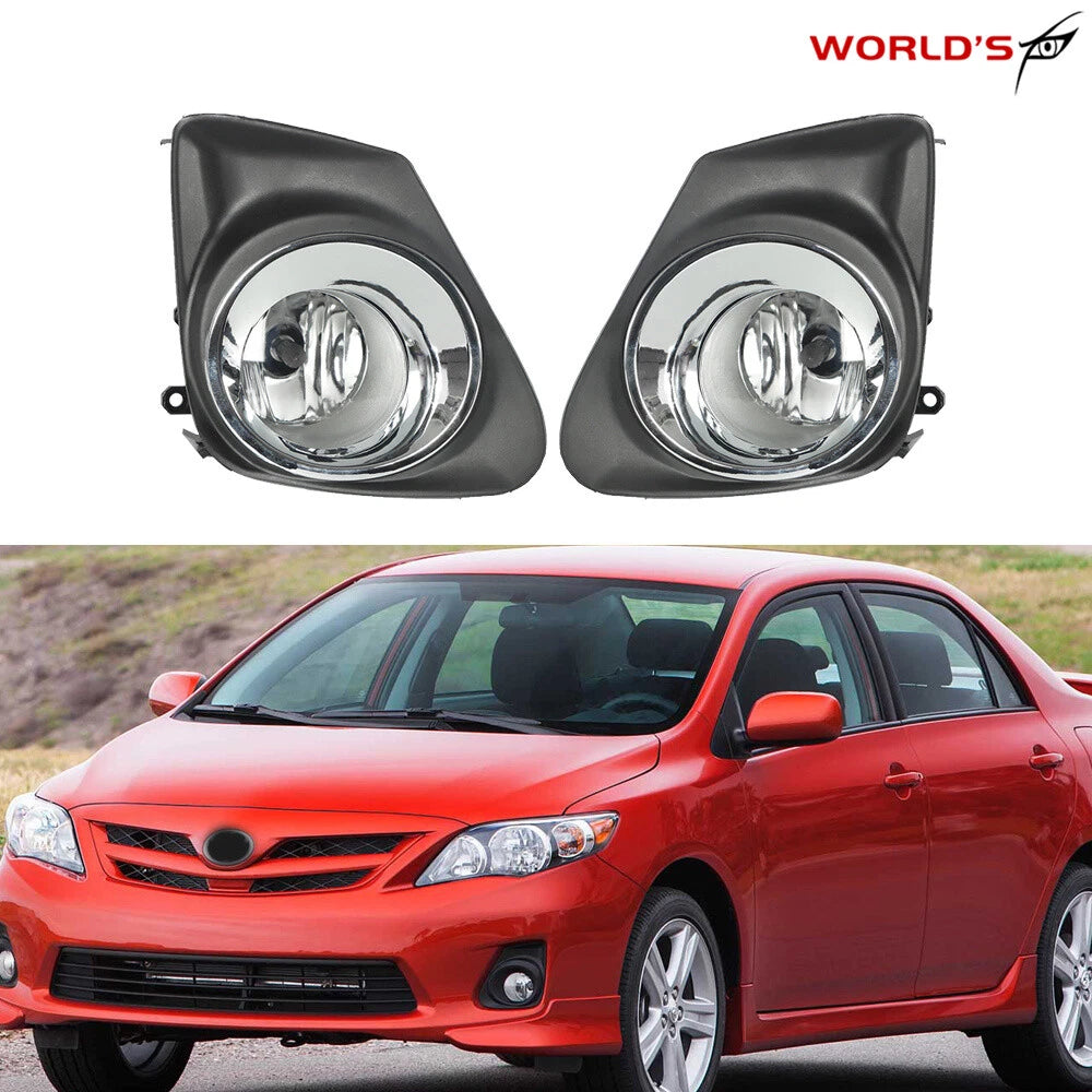 Clear Fog Lights for Toyota Corolla (2011–2013)