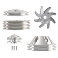 Aluminum Triple Groove Pulley Kit for Small Block Chevy 283-350 (1960–1985)