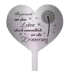Stainless Steel Heart Shaped Grave Decoration for Loved Ones