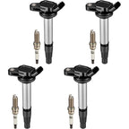 4X Ignition Coils + 4X Iridium Spark Plugs for Scion iM (2016) UF596
