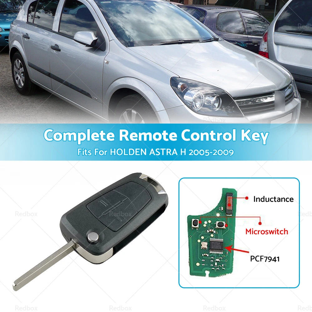 Complete Remote Control Key for Holden Astra H (2005–2009)