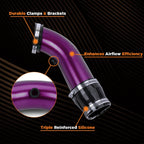 76mm Aluminum Cold Air Intake Pipe for Universal Fit