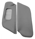 Sunvisor & Extension Covers for Ford F250 F350 F450 (1999–2007) Med Flint Gray