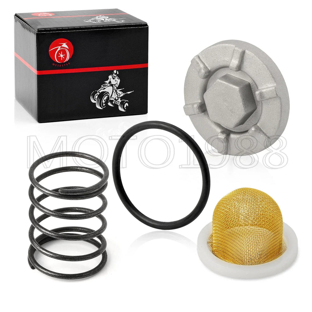 Oil Drain Plug & STRAINER Spring O-Ring for YAMAHA Kodiak 400/450 (2000–2006)