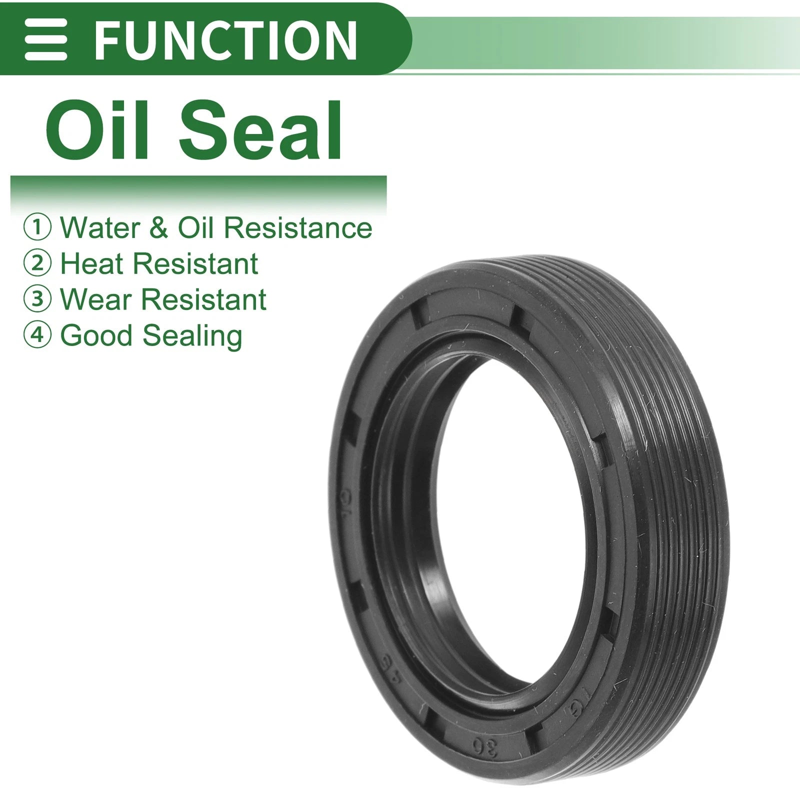 Set of 5 Oil Seal TG4 Lip Seal Ring NBR Rubber 30x45x10mm