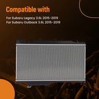 Engine Radiator for Subaru Legacy 3.6L (2015–2019) CU13460 DPI13460 13460