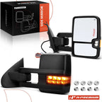 Pair Power Towing Mirrors for Chevy Silverado 1500 