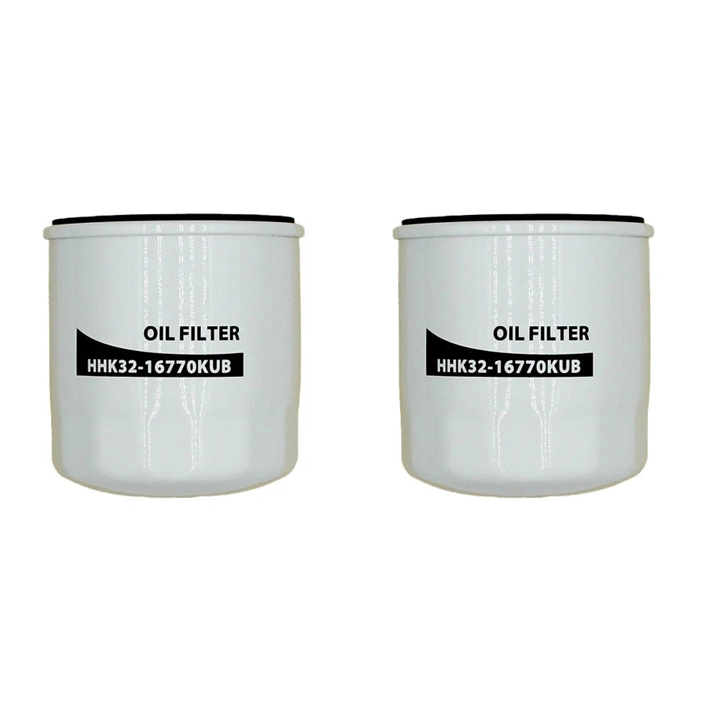 2 pk Oil Filters HHK32-16770 for Kubota Zero Turn Mower ZG327P (2010–2023)