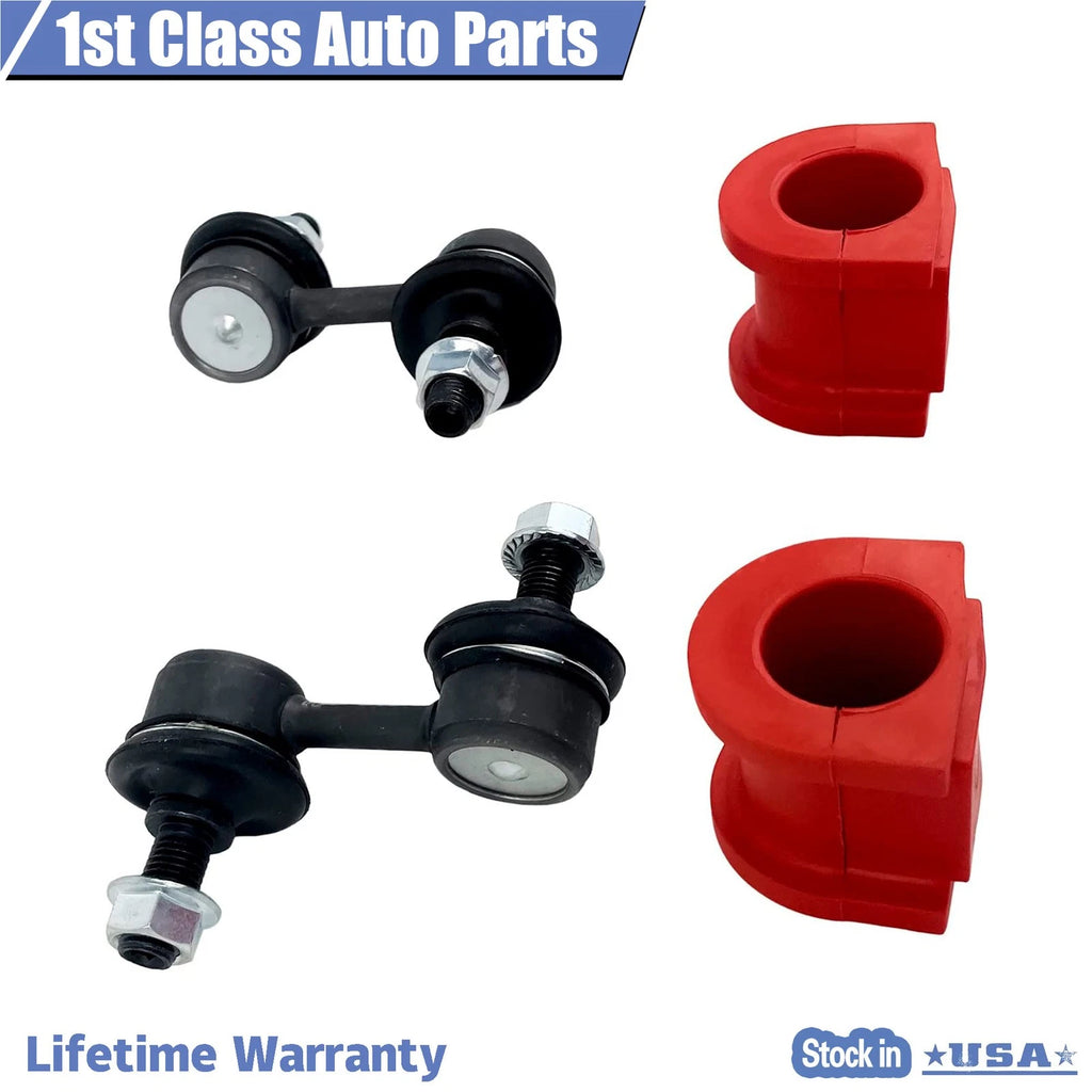 Set of 4 Front Sway Bar End Link Bushings for Honda CR-V Civic (1997–2001)