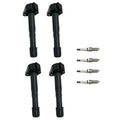 Set of 4 Ignition Coils & 4 Iridium Spark Plugs for Honda Accord (2003–2017)