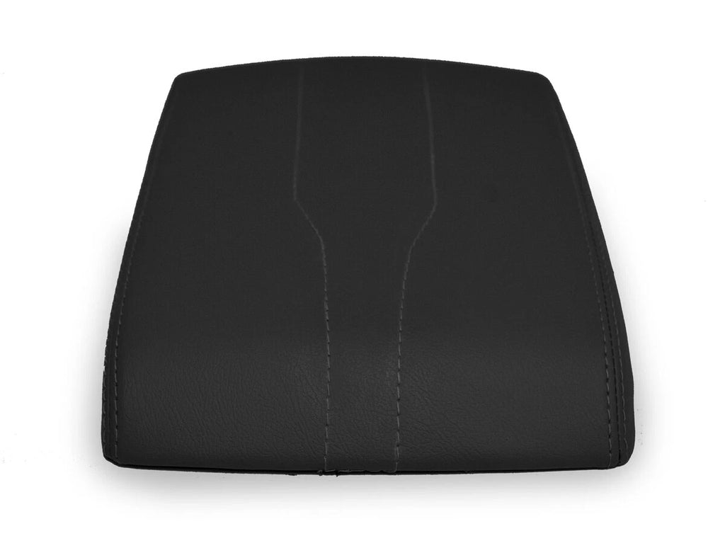 Console Lid Armrest Cover for Chevrolet Traverse (2018–2020) Black PVC Leather