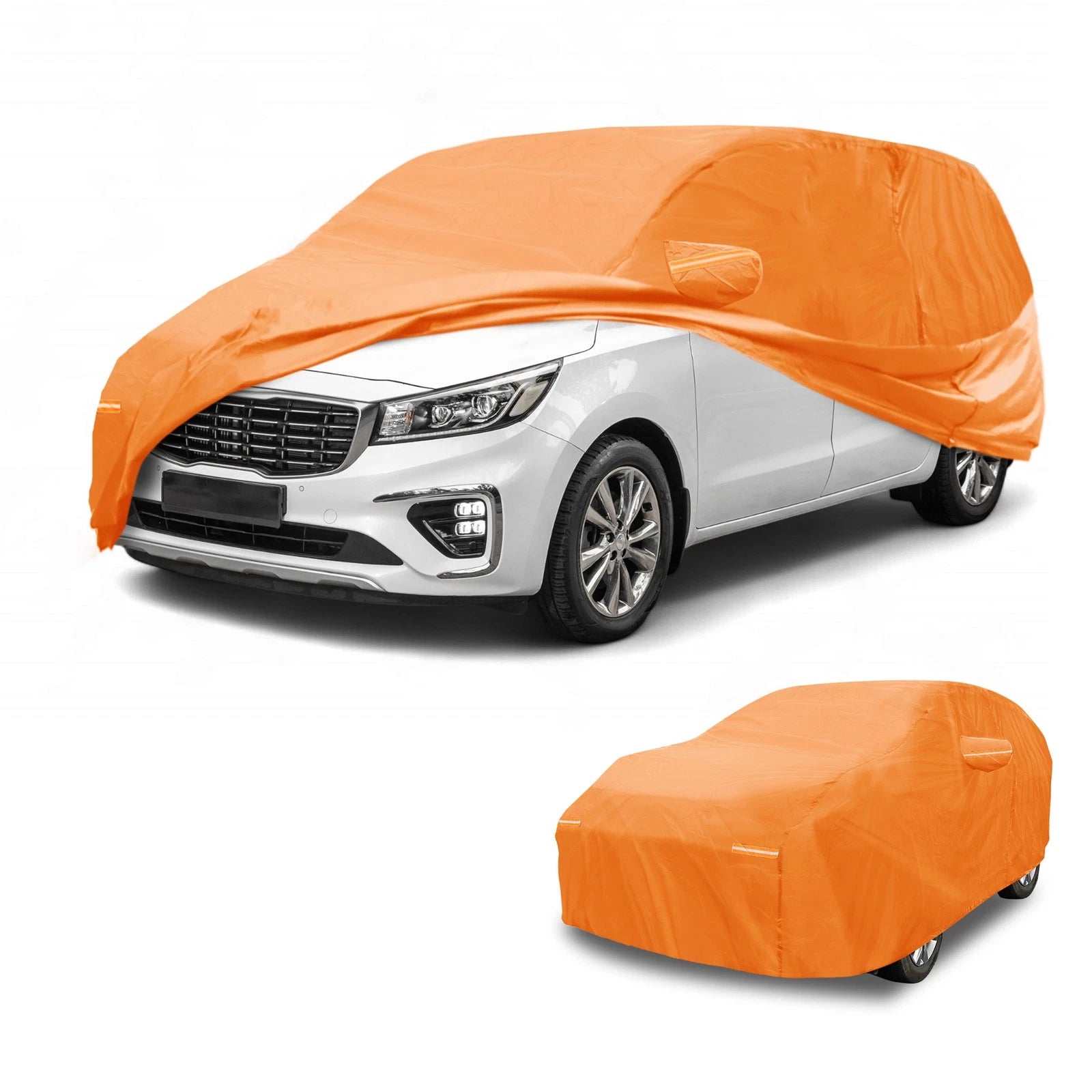 Waterproof Car Cover for Kia Carnival (210D-PU, Orange)