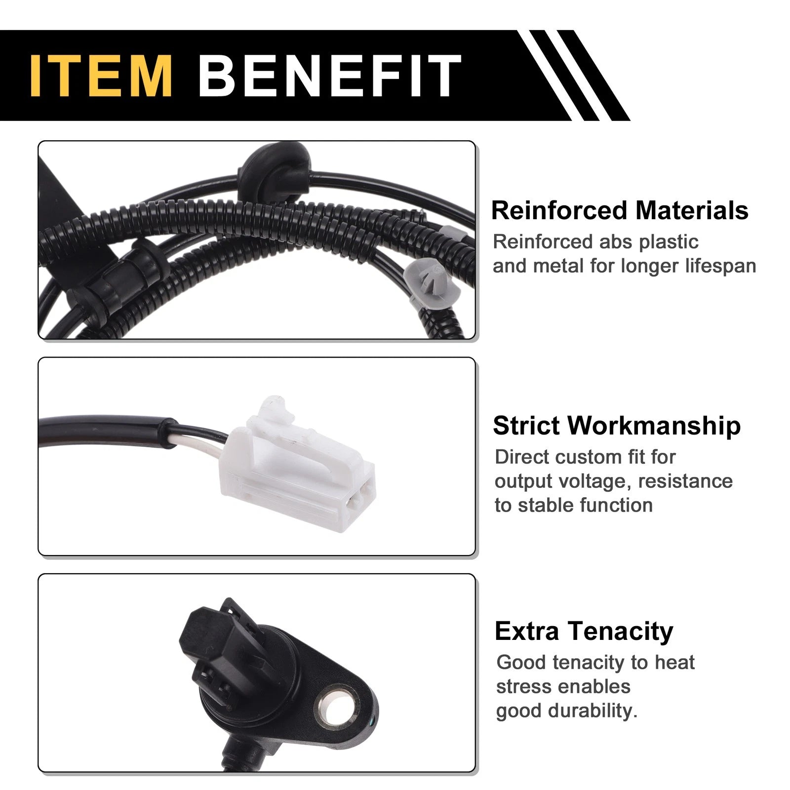 ABS Wheel Speed Sensor No. 956813E300 for Hyundai Elantra (2018–2025)