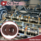 2X Oil Seal Rotary Shaft Seal for Various Models (18x40x10mm) FKM Rubber