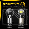 2X 1157 BAY15D 33-SMD LED Tail Brake Stop Reverse Turn Signal Light Bulbs