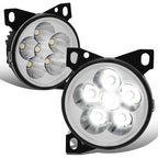 Set of 2 LED Front Bumper Fog Light Lamps for Peterbilt 579 587, Kenworth T660 (2011–2020, 2008–2015)