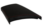 Console Lid Armrest Cover for Cadillac CTS (2015–2019) Carbon Fiber Red Stitch