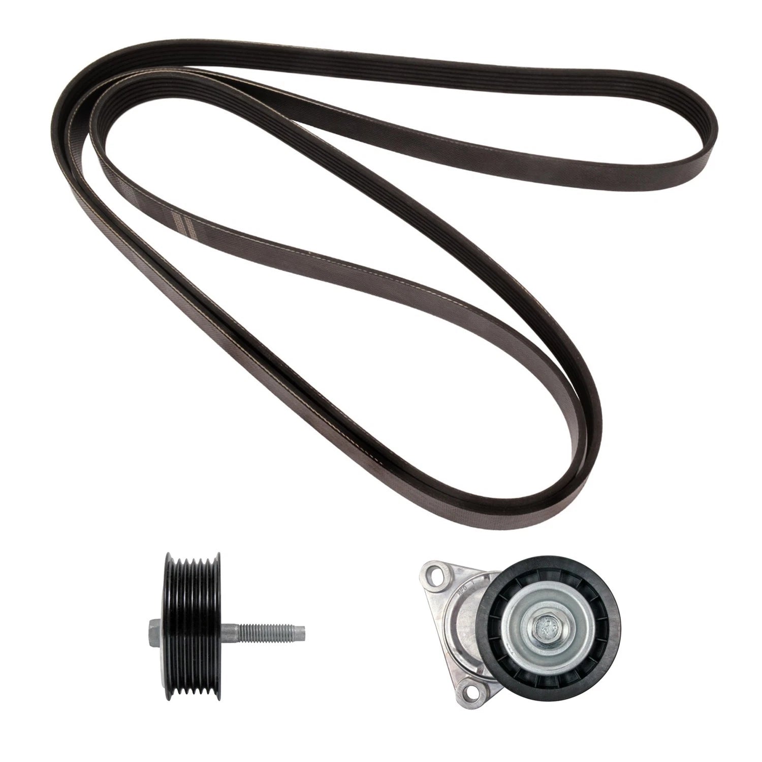 Drive Belt Idler Pulley Tensioner Kit for Ford Focus 2.0 L4 (2005)