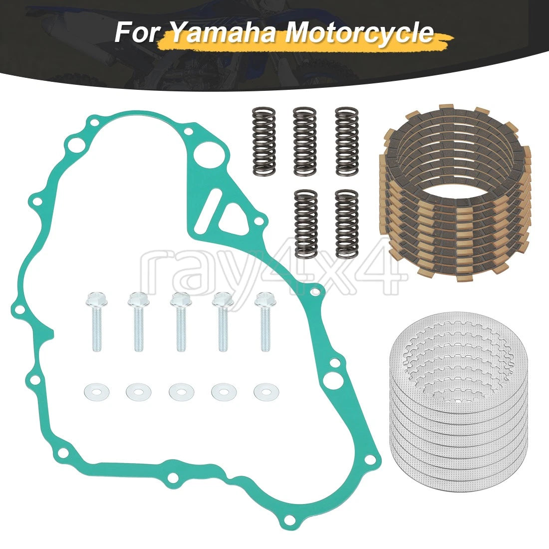 Clutch Friction Steel Plates & Gasket Kit for Yamaha WR250F YZ250FX (2015–2019)