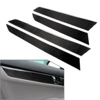 4 x Inner Door Panel Cover Trim for Mercedes-Benz W204 (2007-2014) Black