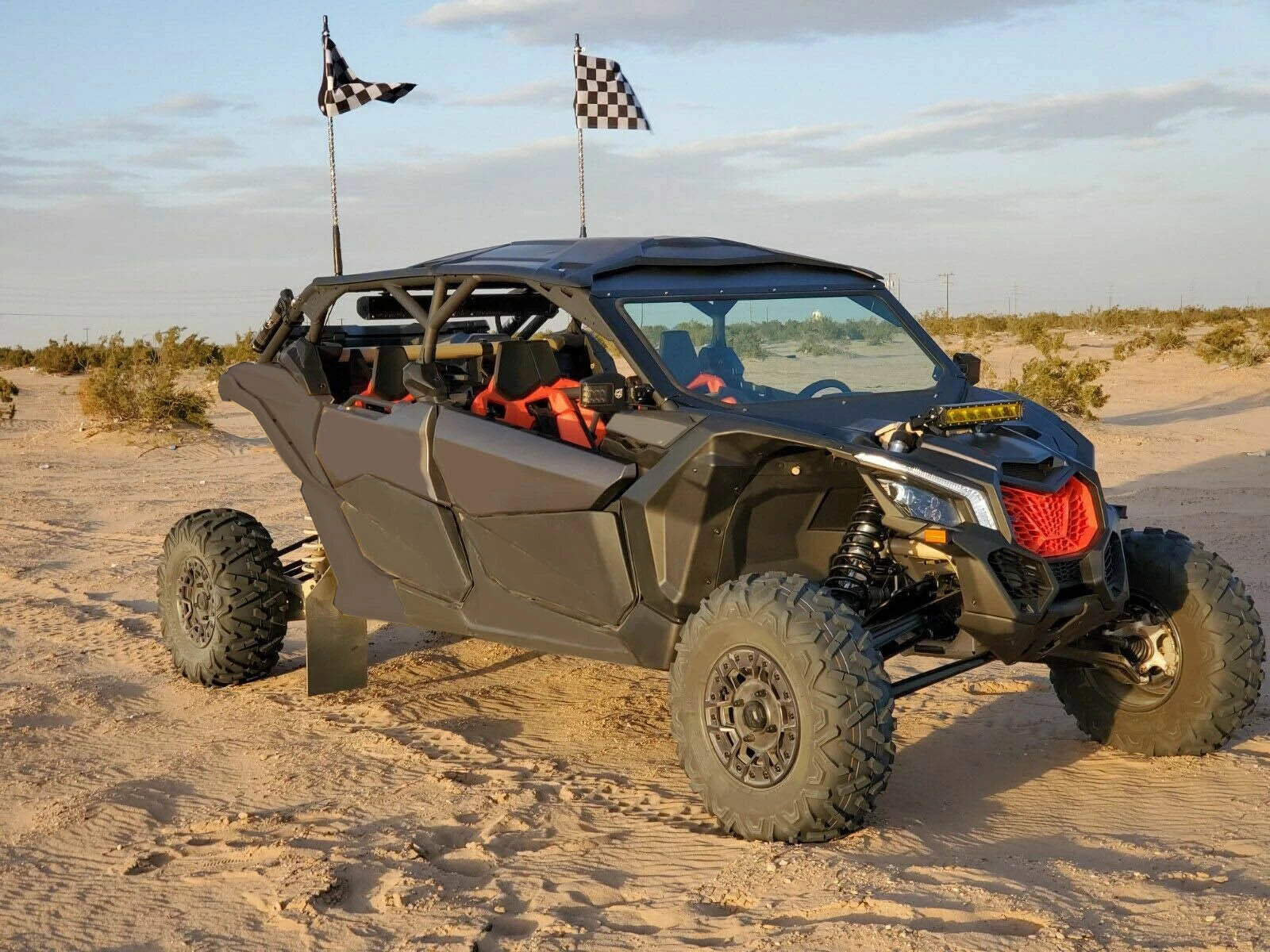 Glass Windshield for Can Am Maverick X3 (2017-2023) UV Protect