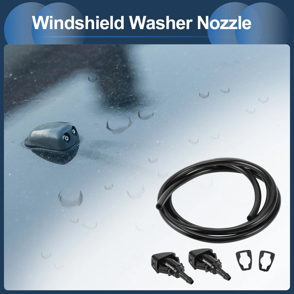 Windshield Washer Nozzle Set with Gasket for Subaru (No. 86636FG051)