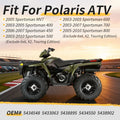 Complete Rear Lower Upper A-arm Kit for Polaris Sportsman 450 500 600 700 800 (2003–2014)