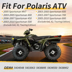 Complete Rear Lower Upper A-arm Kit for Polaris Sportsman 450 500 600 700 800 (2003–2014)