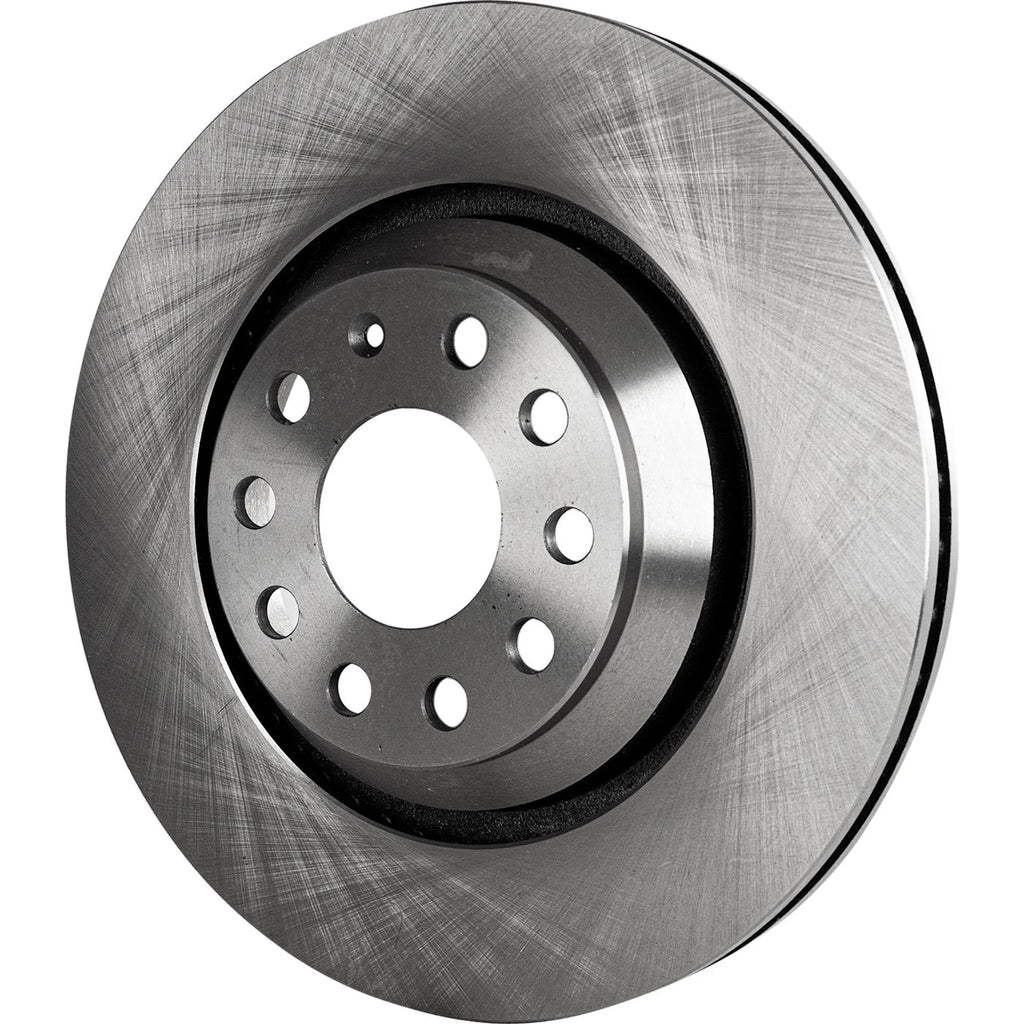 Brake Rotor and Pad Kit for Volkswagen Golf (2016–2016) Rear Solid 2-Wheel Set