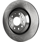 Brake Rotor and Pad Kit for Volkswagen Golf (2016–2016) Rear Solid 2-Wheel Set