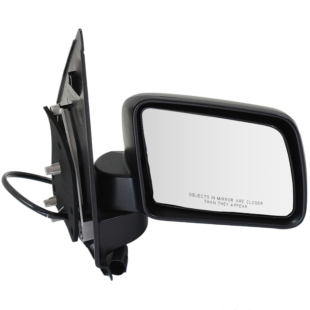 Right Side Power Mirror for Ford Transit Connect (2010–2011) Heated Black