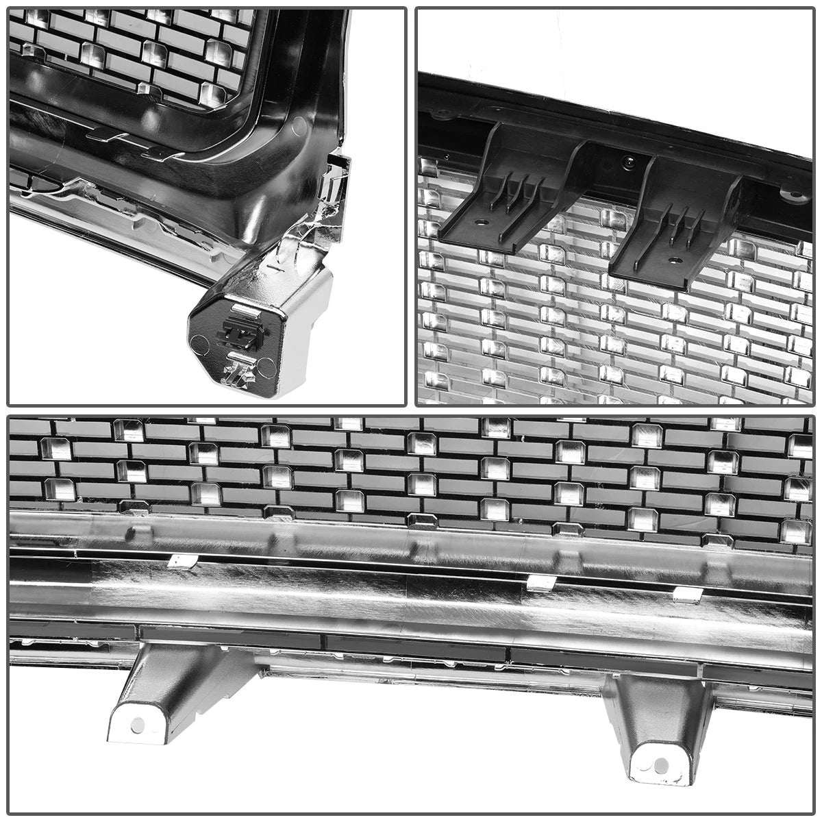 Chrome Denali Style Front Bumper Grille for GMC Canyon (2015–2018)