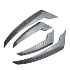 Front Bumper Side Air Vent Trim for Alfa Romeo Stelvio (2017–2025) Carbon Fiber Black