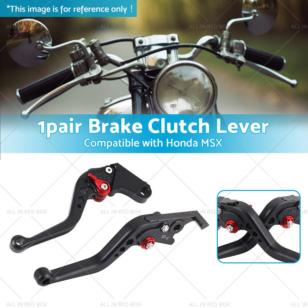 Short Brake Clutch Levers for Honda MSX 125 Grom (2013–2023)