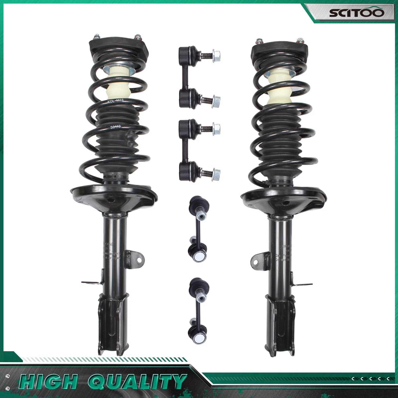 Struts and Sway Bars for Chevrolet Prizm (1998–2002) Toyota Corolla (1993–1997)