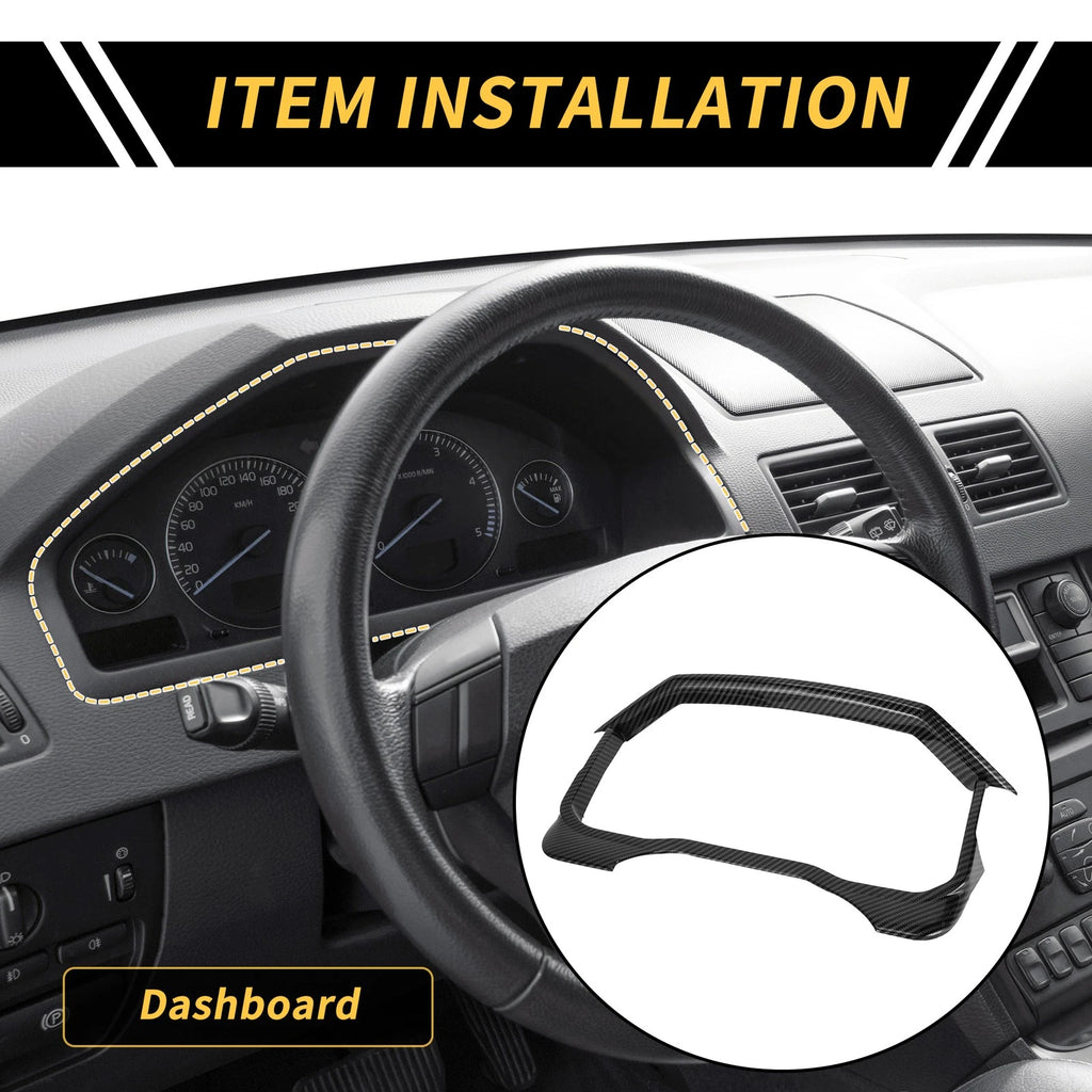 Carbon Fiber Dashboard Meter Panel Frame Cover for Toyota Tundra (2022–2024)