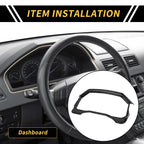 Carbon Fiber Dashboard Meter Panel Frame Cover for Toyota Tundra (2022–2024)