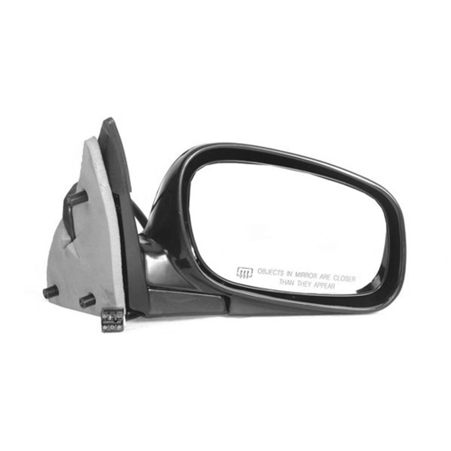Replacement Ready to Paint Passenger Power Door Mirror w/Heated Glass w/o Memory