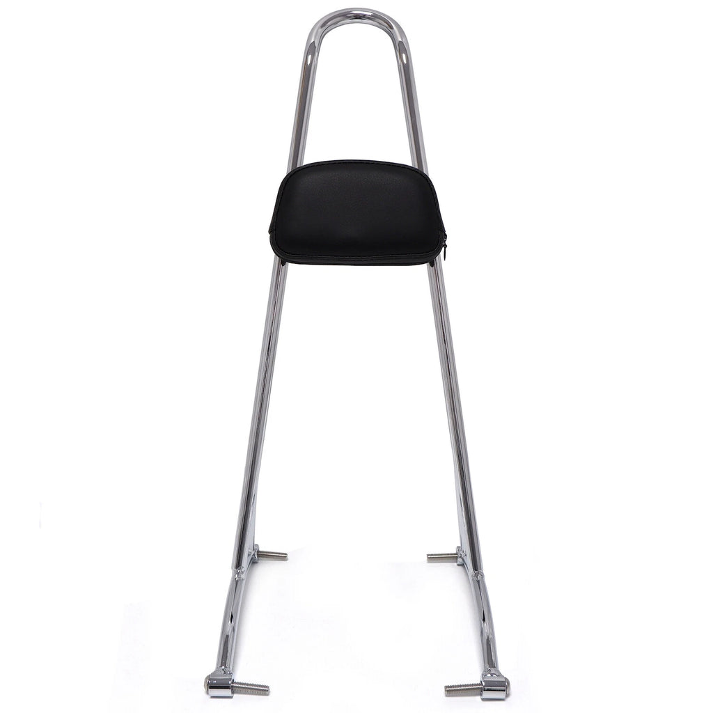 20" Chrome Sissy Bar Backrest Pad for Harley Sportster XL 883 1200 (1996–2003)