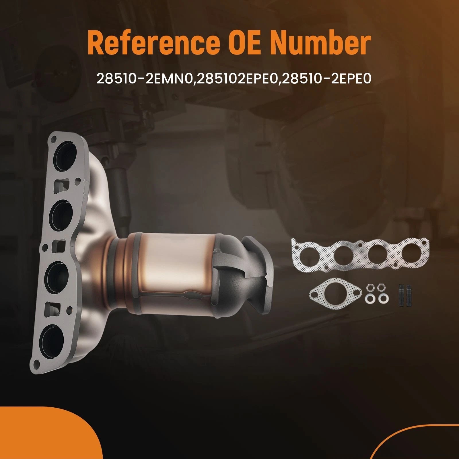 Front Catalytic Converter for Hyundai Tucson 2.0L (2019–2021) 28510-2EMN0 600cells