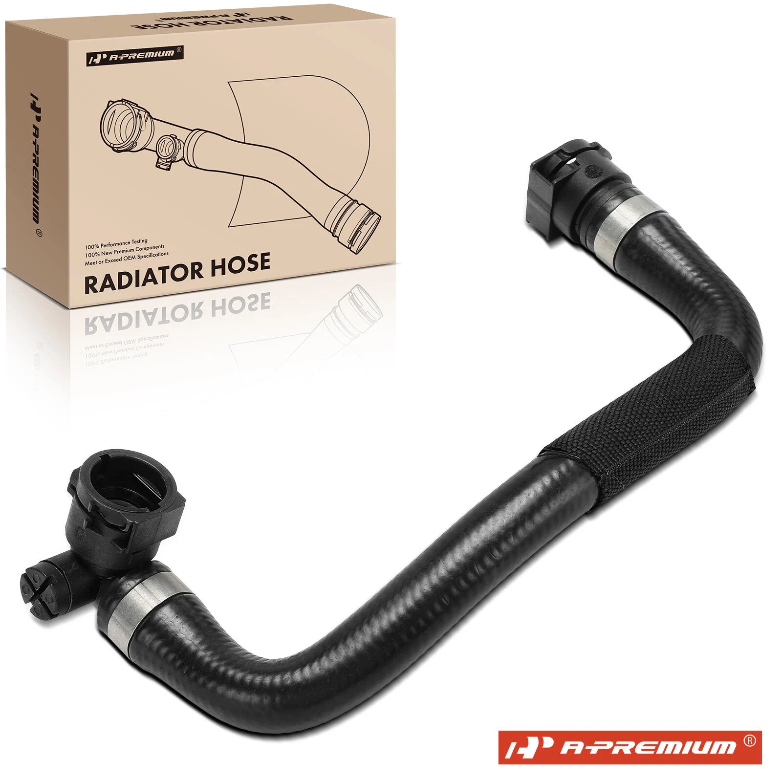 Front Left Radiator Coolant Hose for BMW 320i 328i 428i (2012–2018)