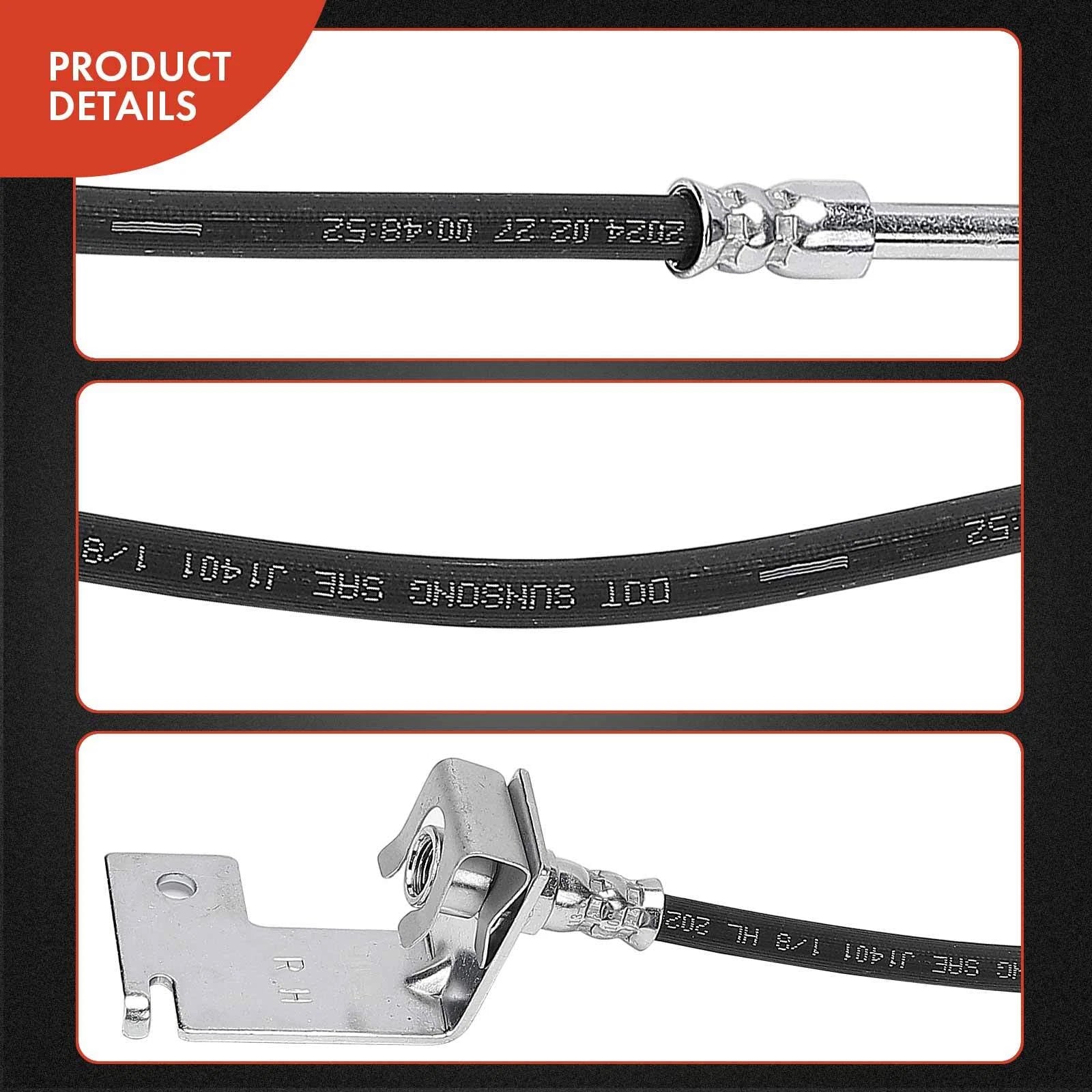 Rear Right Brake Hydraulic Hose for Buick Rendezvous (2002–2007) Pontiac