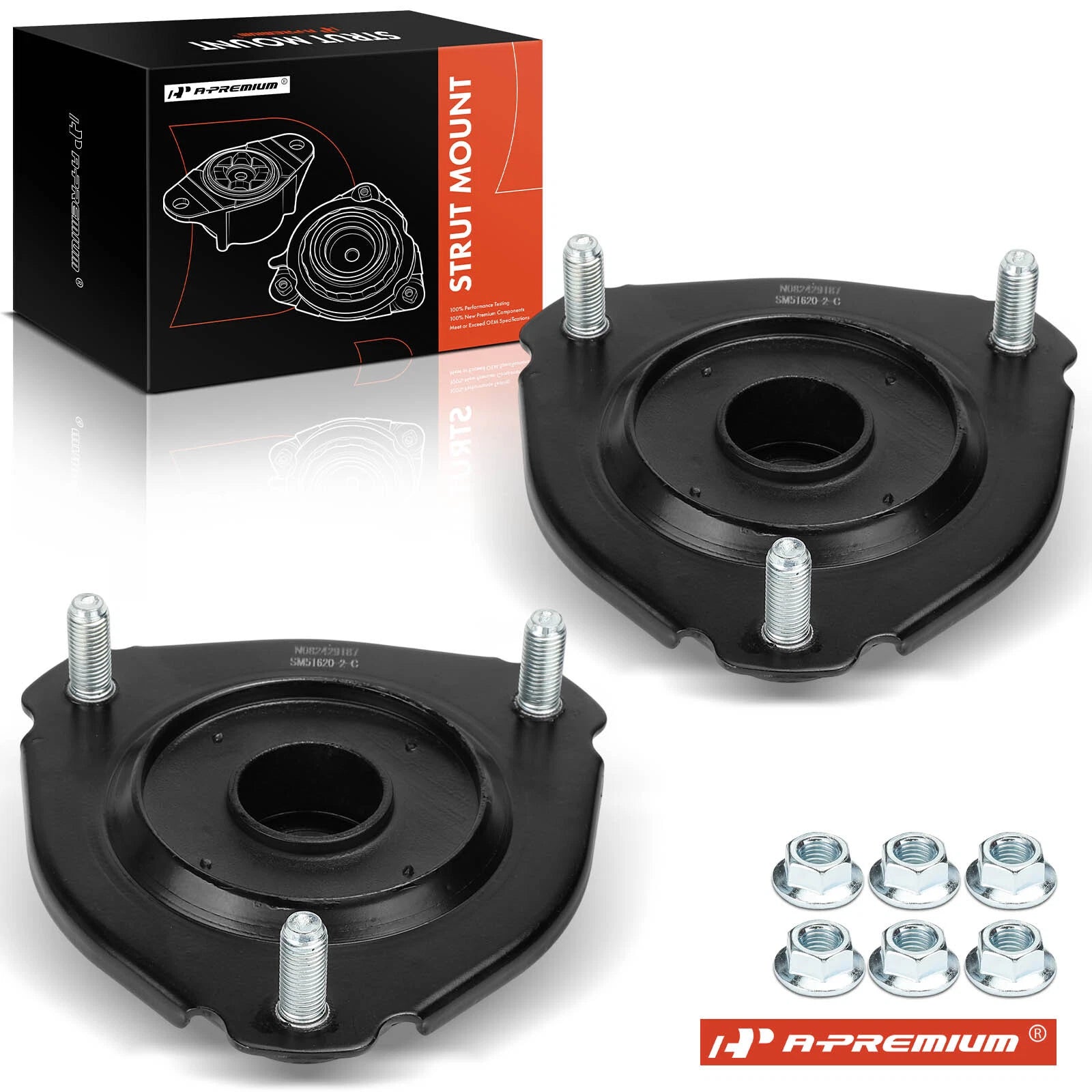 Front Left & Right Suspension Strut Mount for Toyota RAV4 (1996-2005)