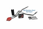 Dual Exhaust Kit for Chevy GMC 1500 (1988–1995) - 2.5" Stainless, Black Tip