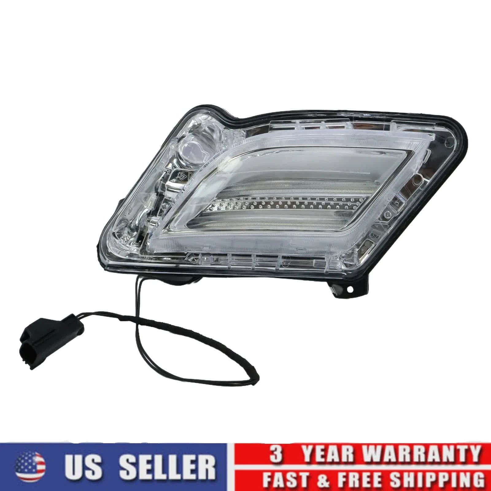 Passenger Side LED DRL Fog Lamp for Volvo S60 (2011–2013)