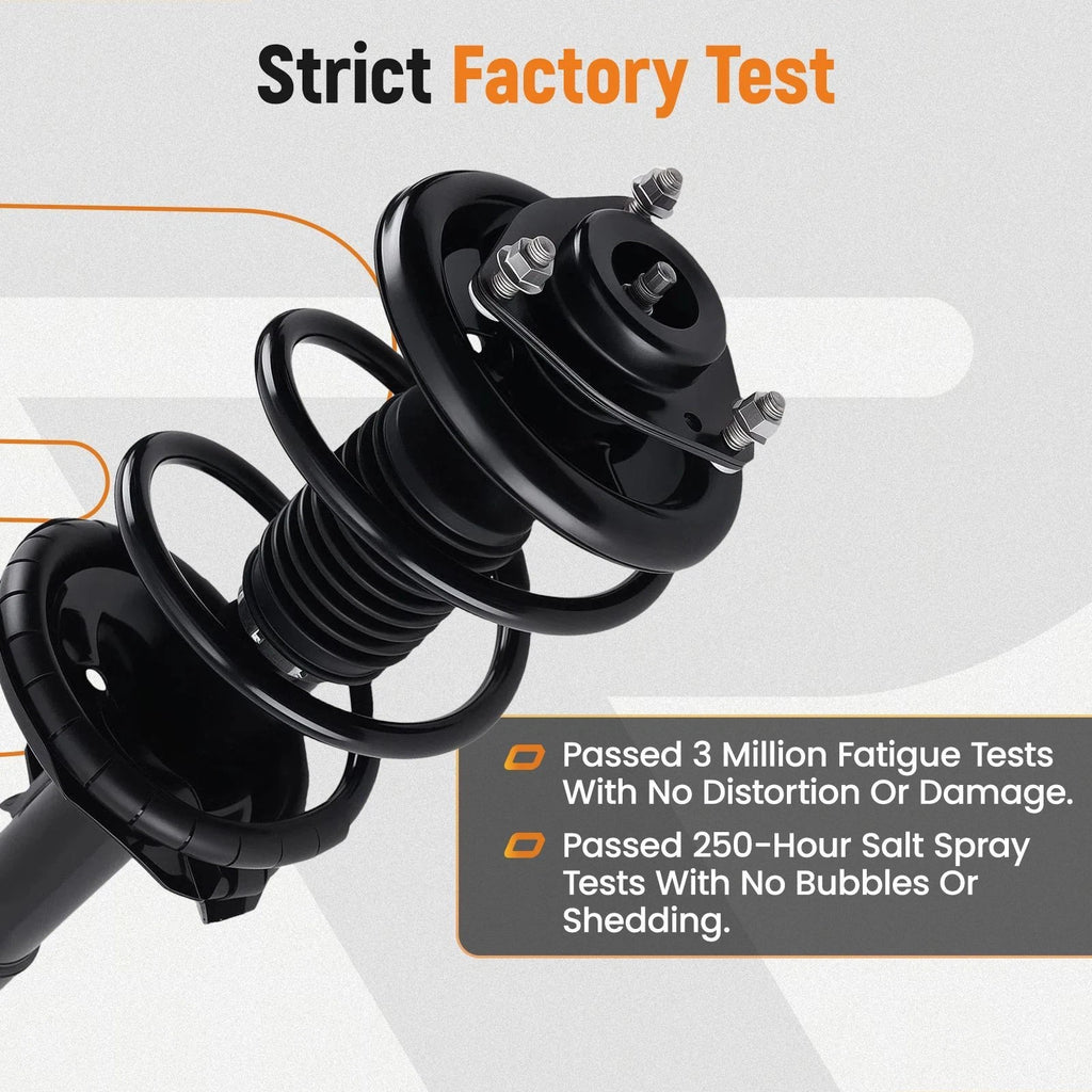 2X Front Struts Shock & Coil Springs Assembly for Mitsubishi Outlander (2007–2009)