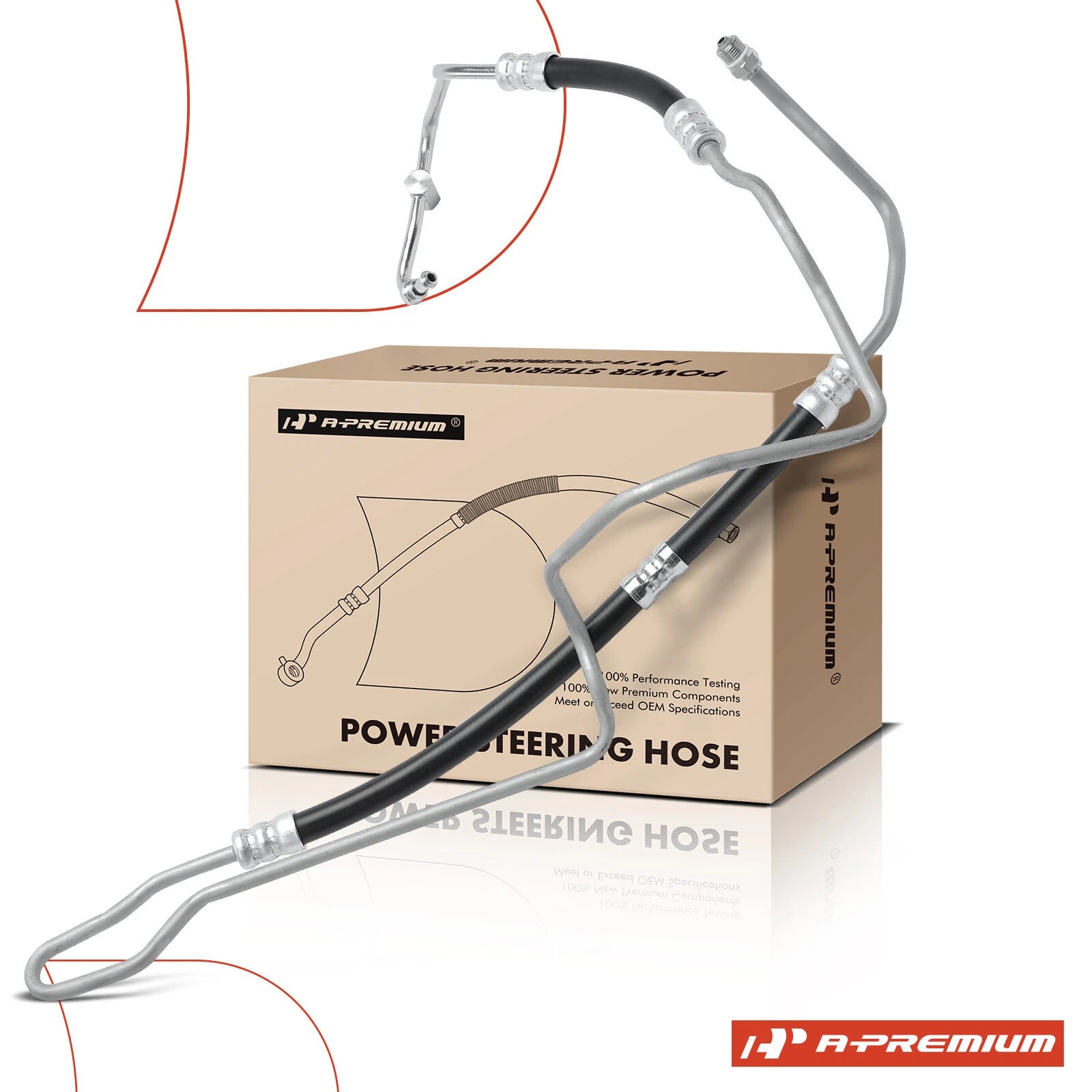 Power Steering Pressure Line Hose for Ford Thunderbird (2002)