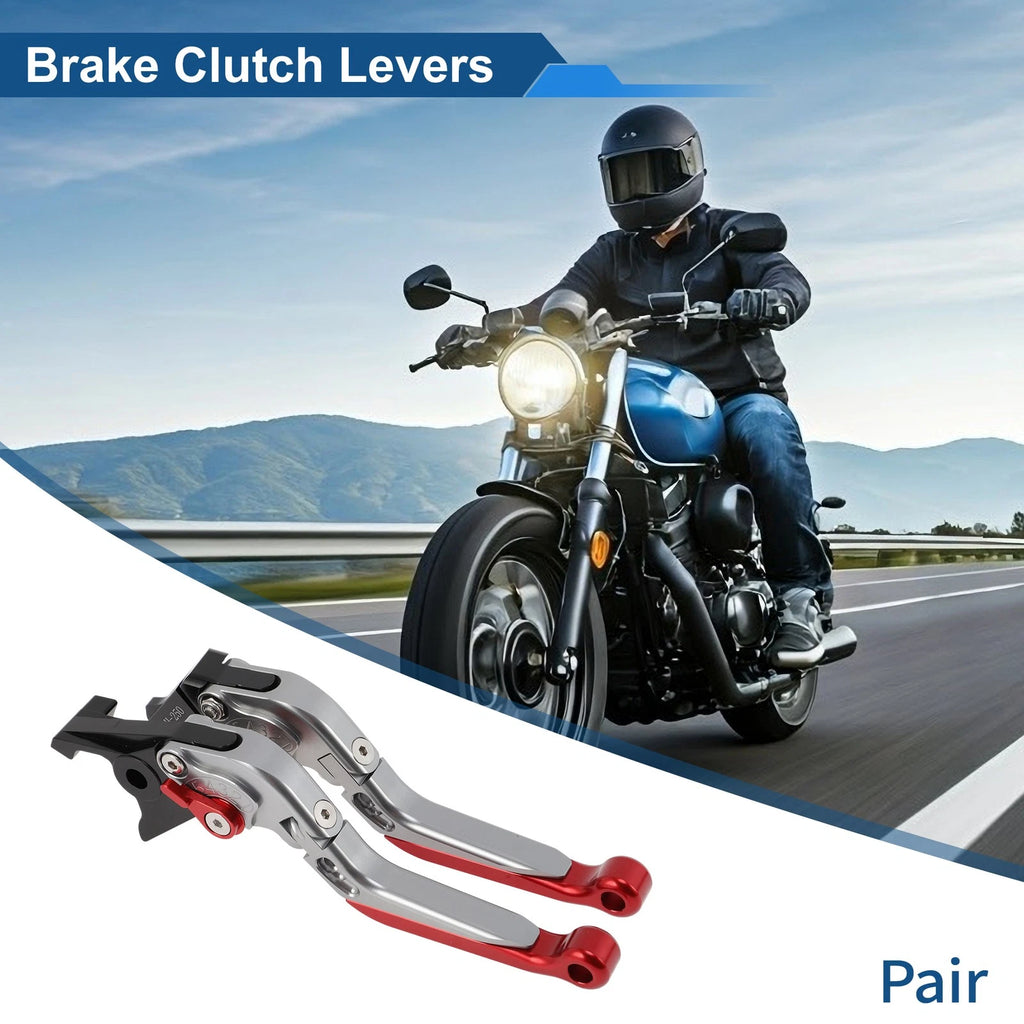 Short Long Brake Clutch Levers for Honda Rebel CMX 500 300 (2017–2021) Titanium Red