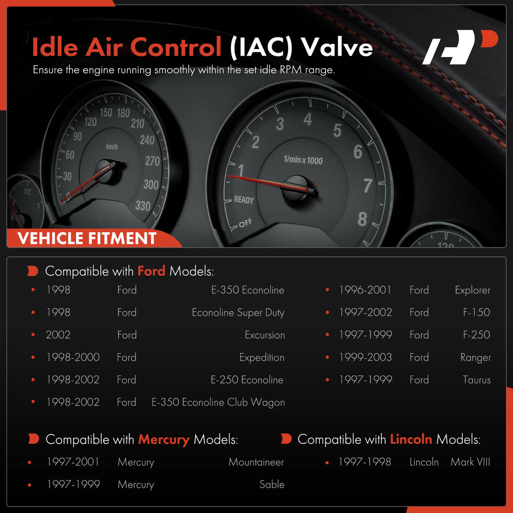 Idle Air Control Valve for Ford F-150 F-250 Explorer Taurus (1997–2002)